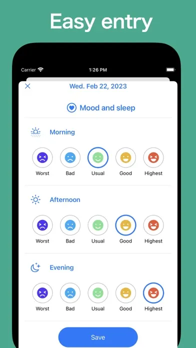 MoodLog - Simple应用截图