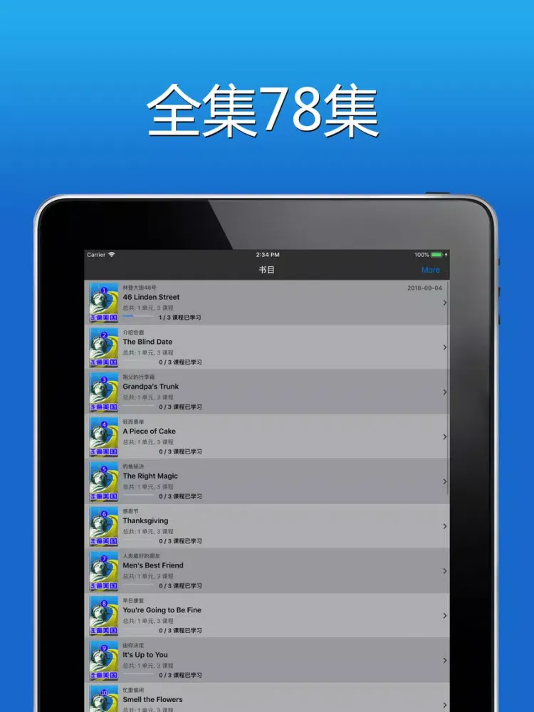Capturas de pantalla de 走遍美国 - 地道美式英语每日听力口语随身学习 iPad 