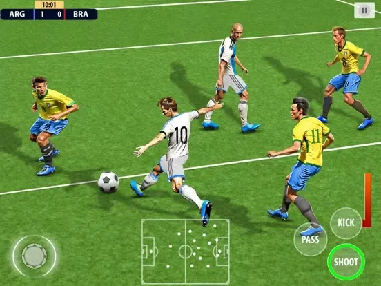 Soccer Hero: Pro Football Game iPad  স্ক্রিনশট