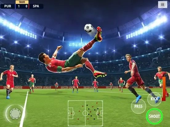 Soccer Hero: Pro Football Game iPad  স্ক্রিনশট