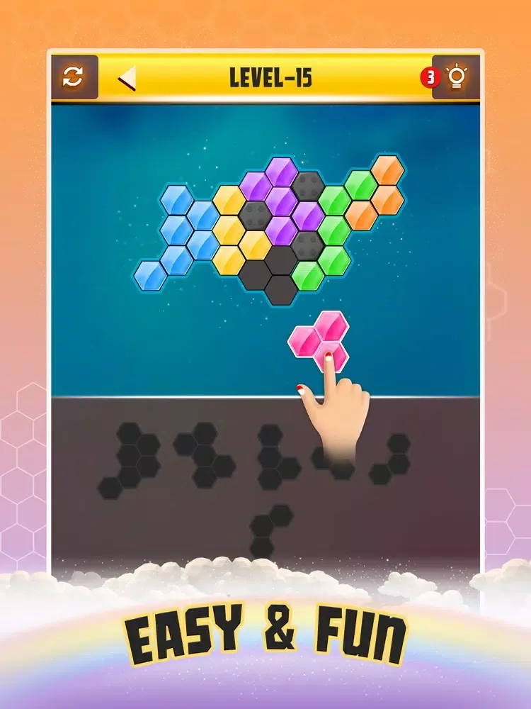 Capturas de pantalla de Hexa Puzzle King: Block Magic iPad 