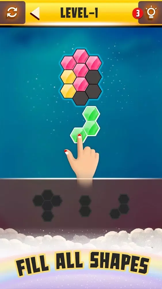 Capturas de pantalla de Hexa Puzzle King: Block Magic