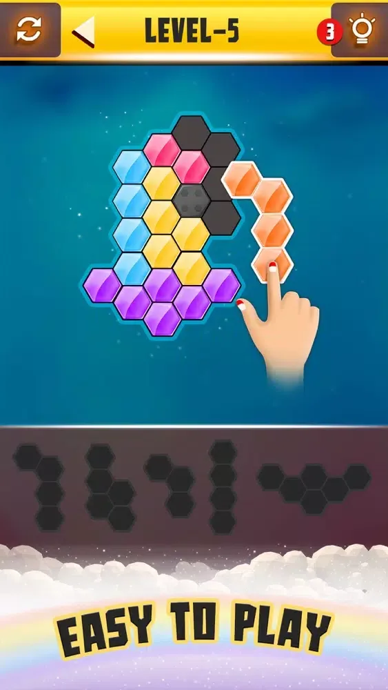 Capturas de pantalla de Hexa Puzzle King: Block Magic