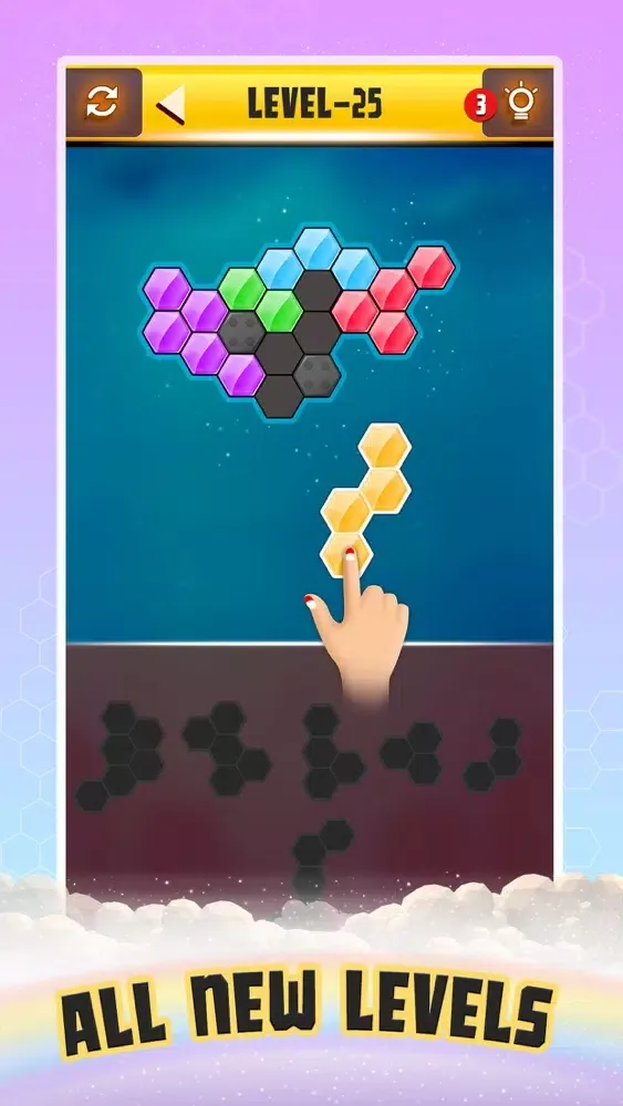 Capturas de pantalla de Hexa Puzzle King: Block Magic