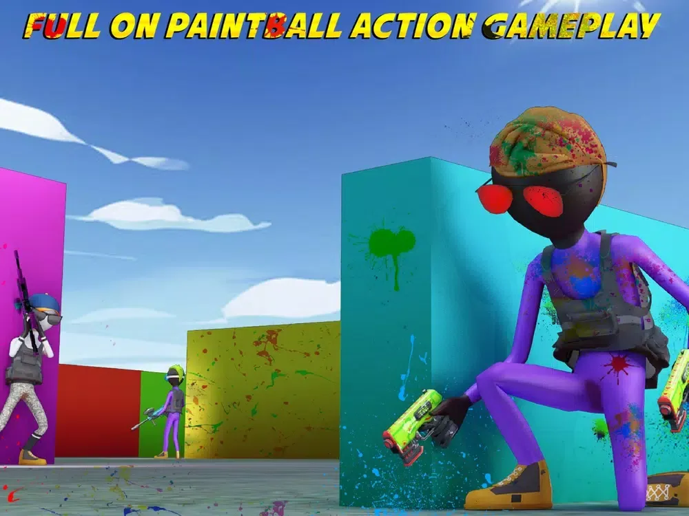 Paintball Shooting Action Game iPad  スクリーンショット