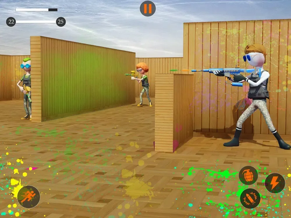 Paintball Shooting Action Game iPad  スクリーンショット