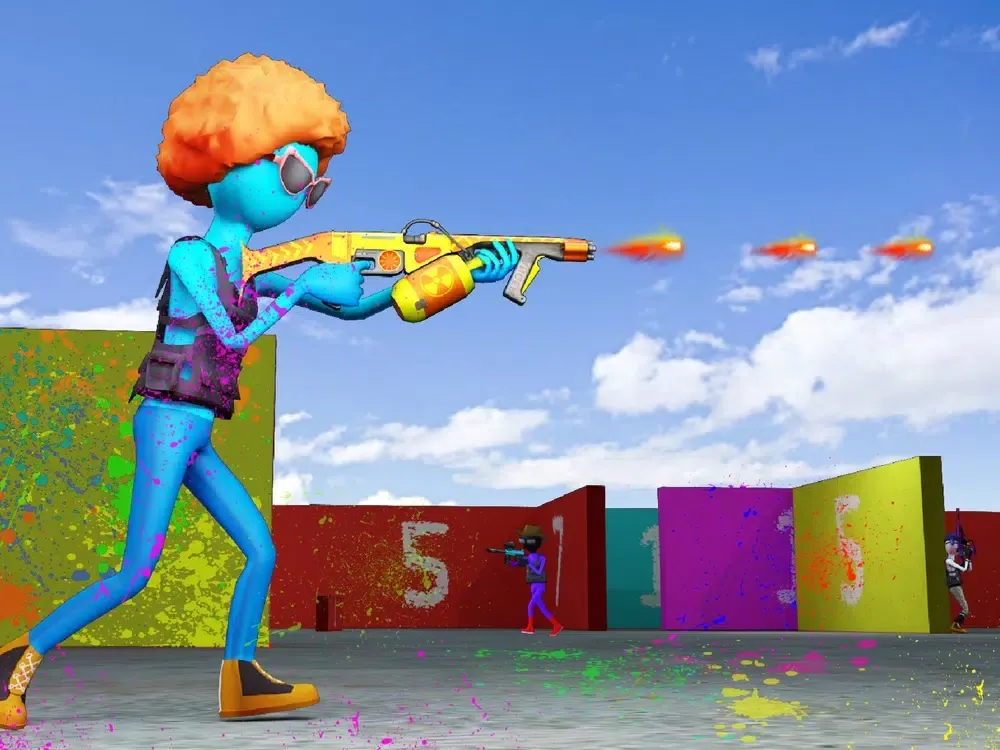 Paintball Shooting Action Game iPad  スクリーンショット
