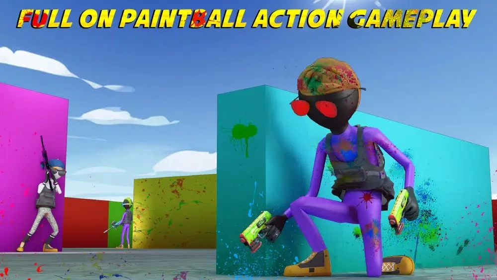 Paintball Shooting Action Game スクリーンショット