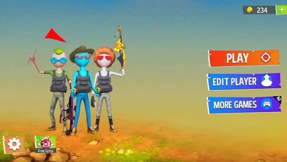 Paintball Shooting Action Game スクリーンショット