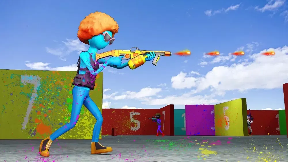 Paintball Shooting Action Game スクリーンショット