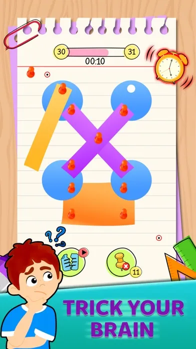Pin & Paper Drop Puzzle سکرین شاٹس