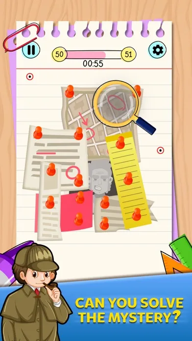 Pin & Paper Drop Puzzle سکرین شاٹس