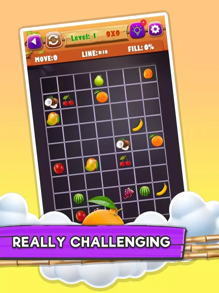Capturas de pantalla de Fruit Puzzle Ninja: Line Link iPad 