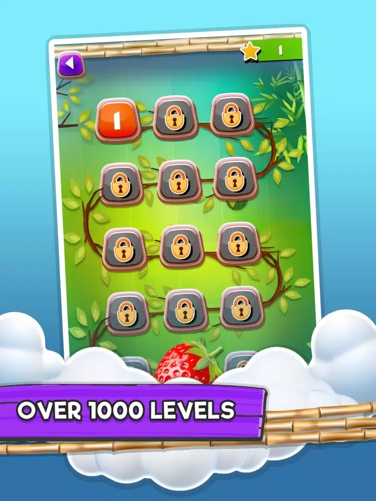 Capturas de pantalla de Fruit Puzzle Ninja: Line Link iPad 