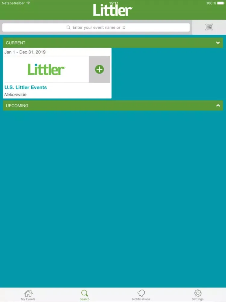 Tangkapan skrin LITTLER MEETINGS AND EVENTS iPad 