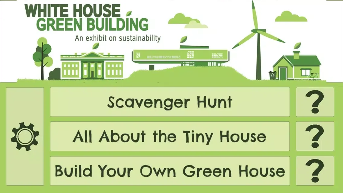 Capturas de tela do White House Green Building