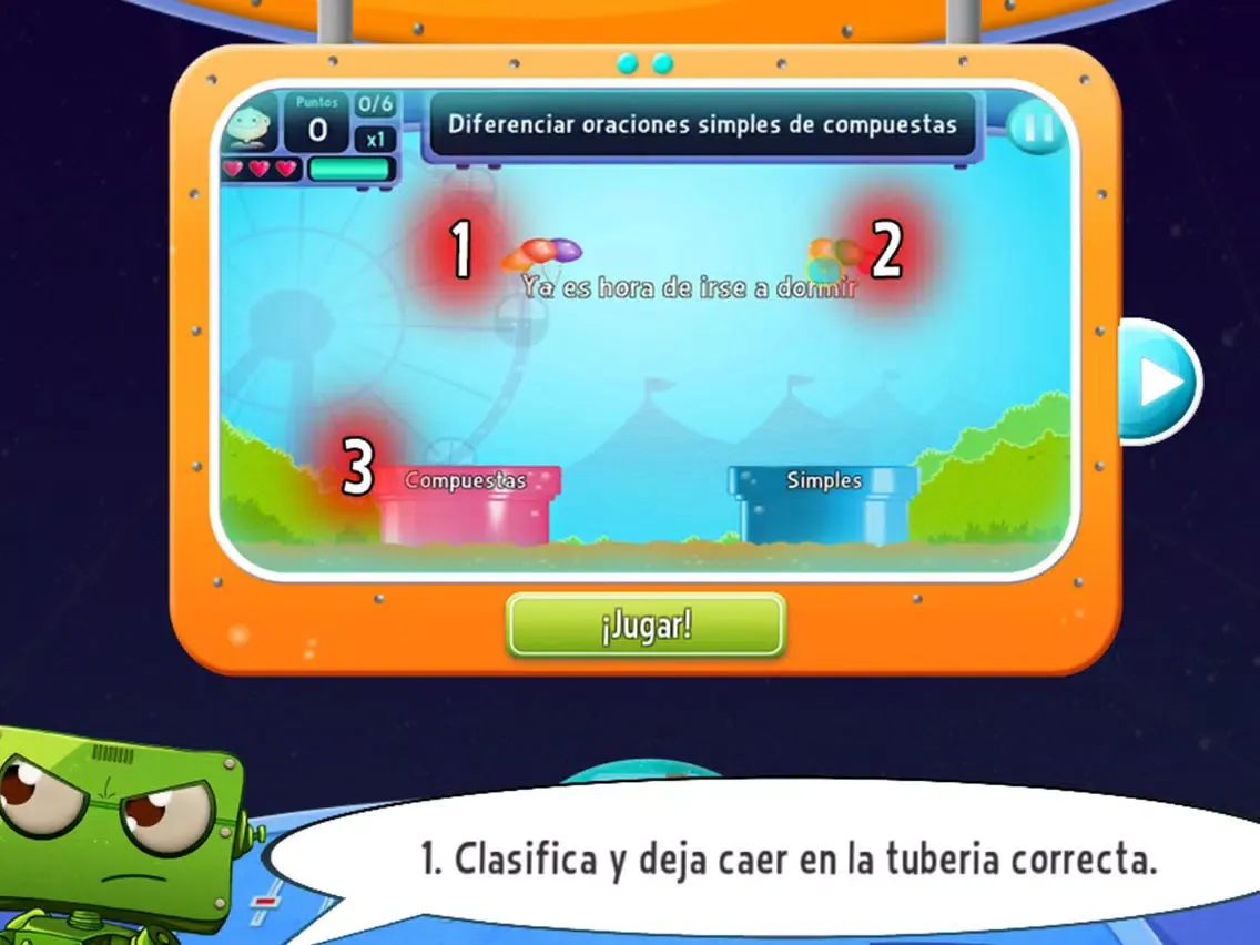 Screenshot di Sentence analysis - LSP iPad 