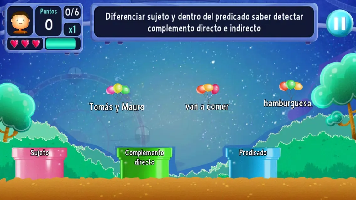 Screenshot di Sentence analysis - LSP