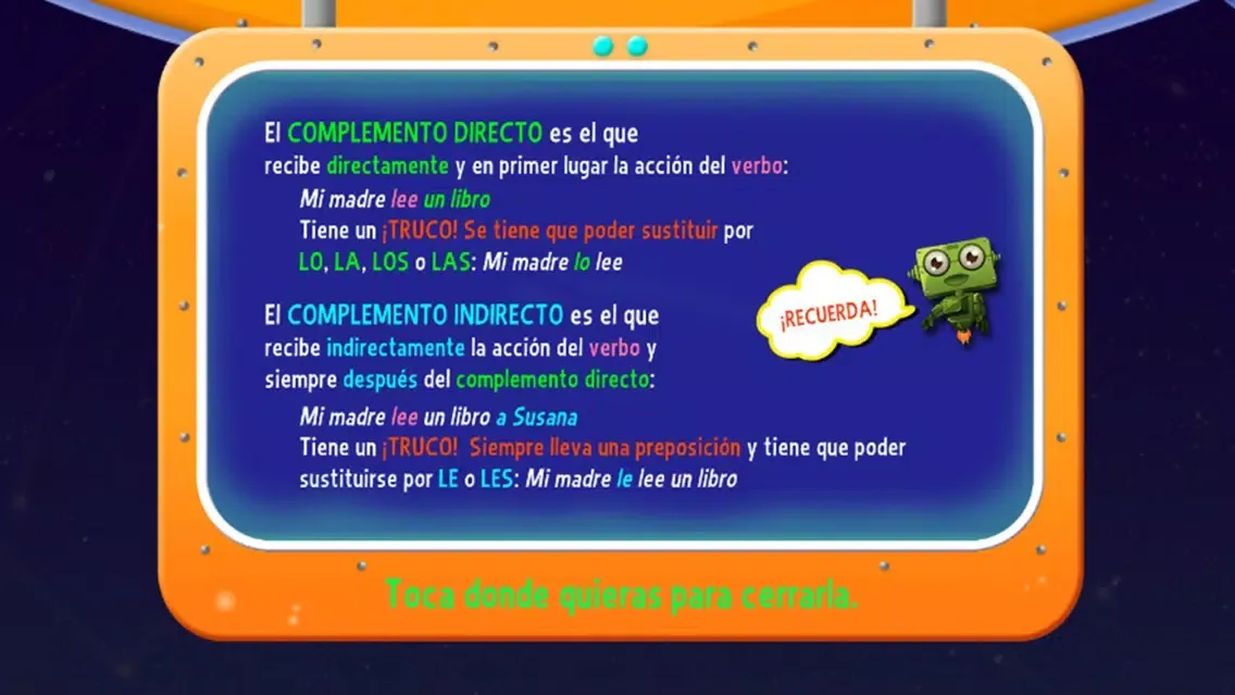 Screenshot di Sentence analysis - LSP