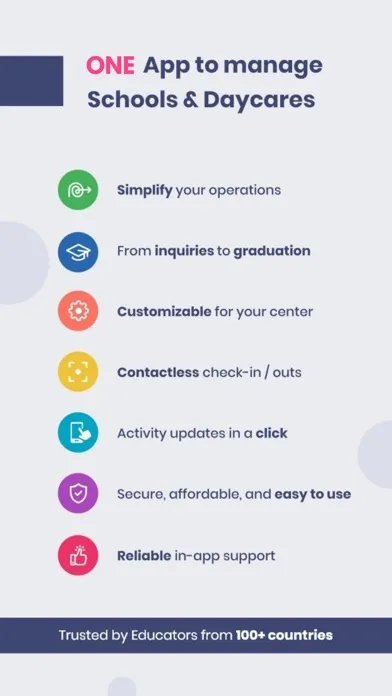 Capturas de pantalla de Kriyo School & Childcare App