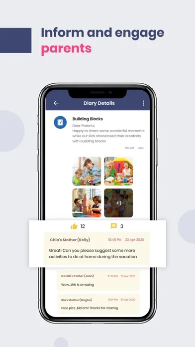 Capturas de pantalla de Kriyo School & Childcare App