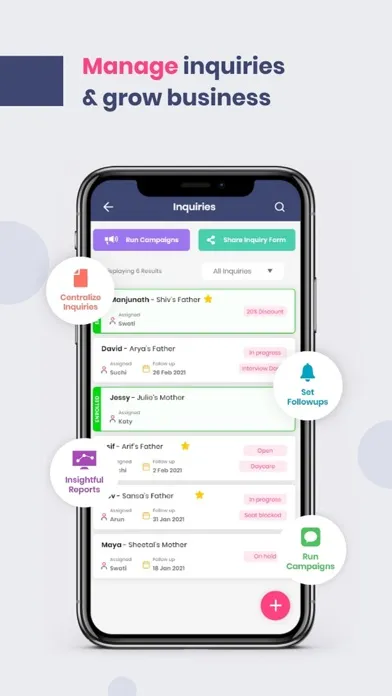 Capturas de pantalla de Kriyo School & Childcare App