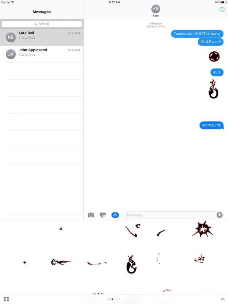 ATL Dirty Bird Sticker FX iPad  스크린샷