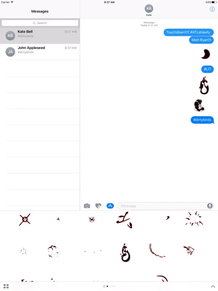 ATL Dirty Bird Sticker FX iPad  스크린샷
