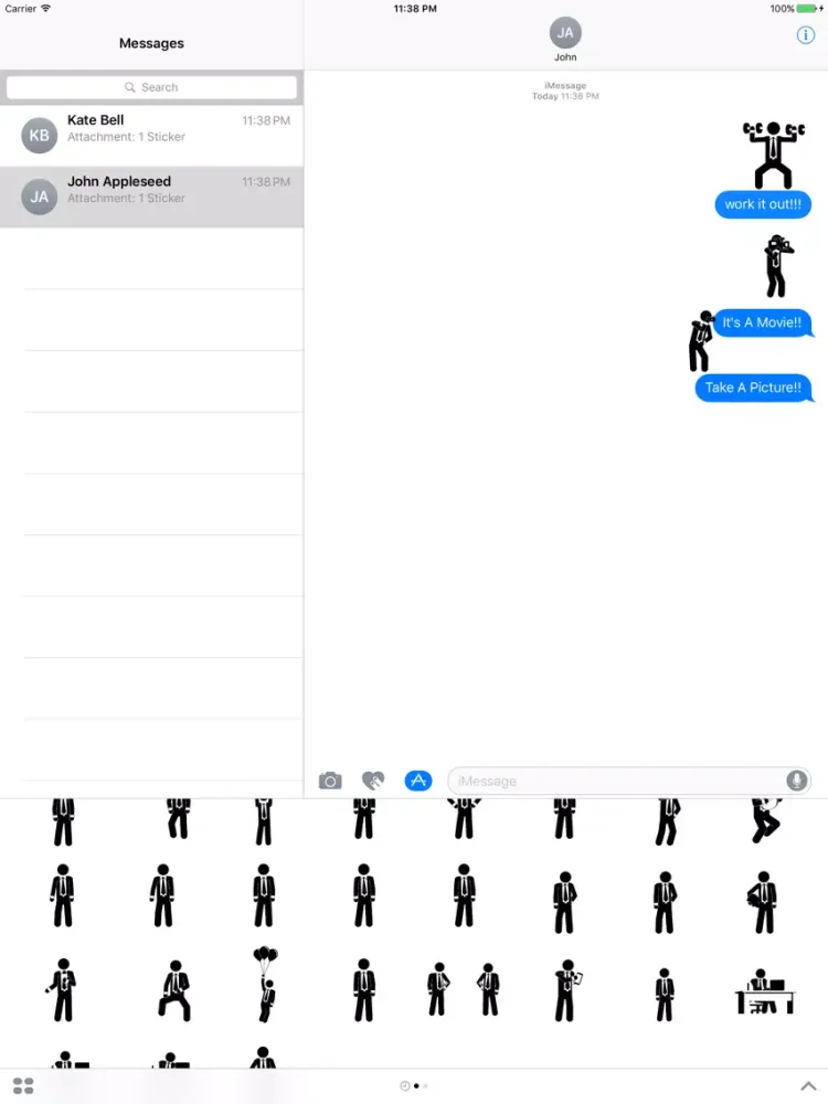 Screenshot di Stick Figure Animations iPad 