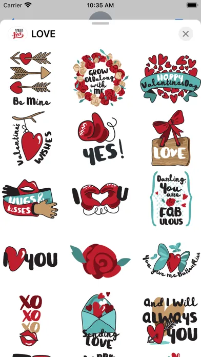 Love Stickers Memes and Emotes Screenshots