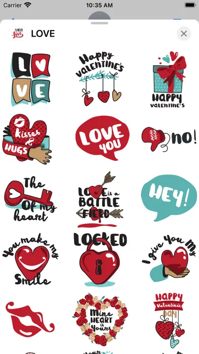 Love Stickers Memes and Emotes Screenshots