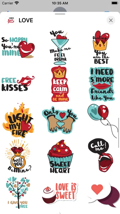 Love Stickers Memes and Emotes Screenshots