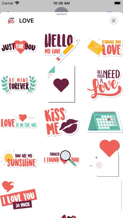 Love Stickers Memes and Emotes Screenshots