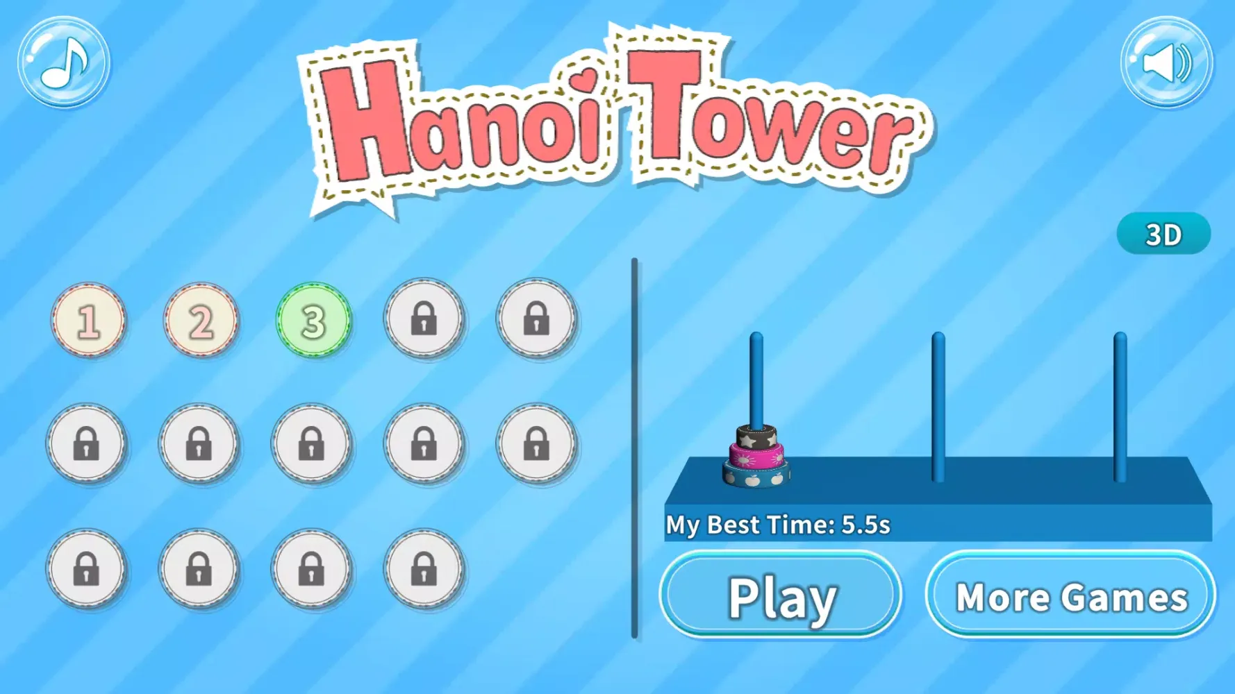 Hanoi Tower Ekran Görüntüleri