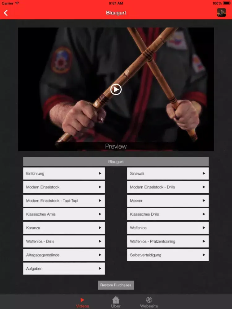 ABANICO: Modern Arnis (German) iPad  Screenshots