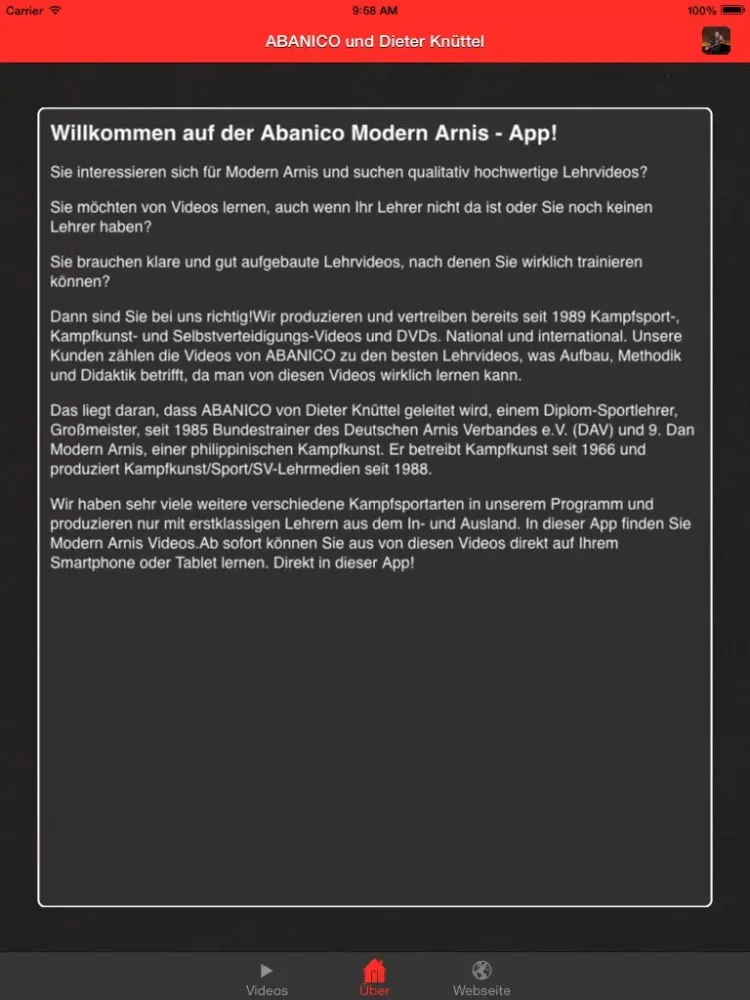 ABANICO: Modern Arnis (German) iPad  Screenshots