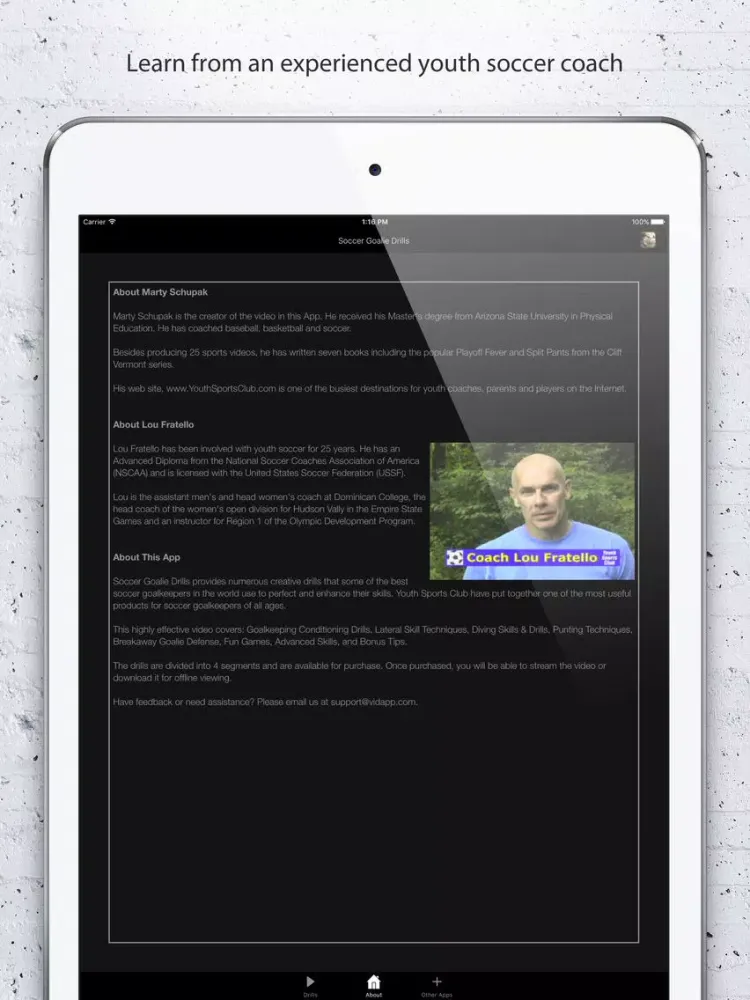 Soccer Goalie Drills iPad 应用截图