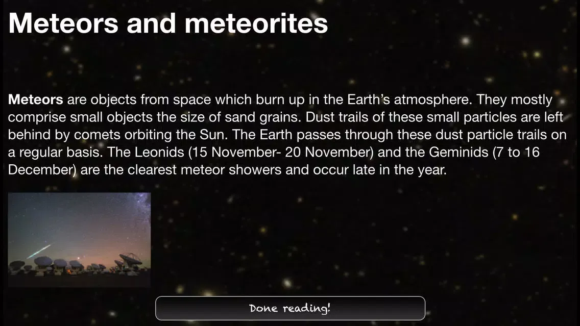 صور Meteors and Meteorites