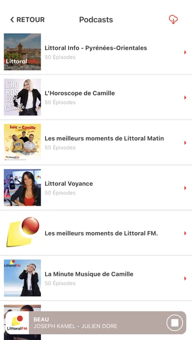 Screenshot di Littoral FM en direct