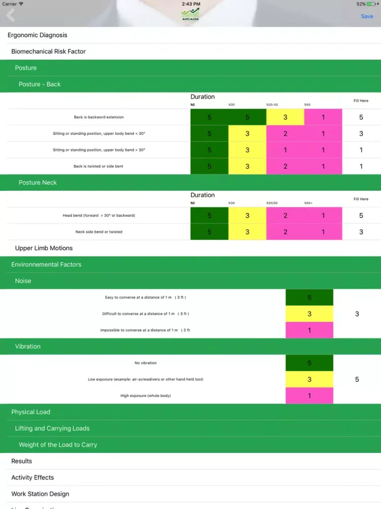 Zrzuty ekranu Arcadia Digital Audit Software iPad 