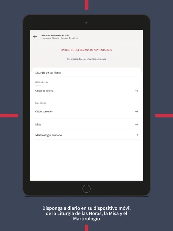 Скриншоты Liturgia de las Horas CEE iPad 