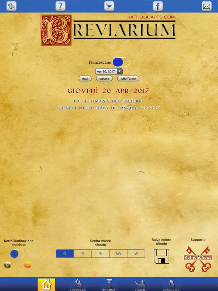 تصاویر Breviarium iPad 