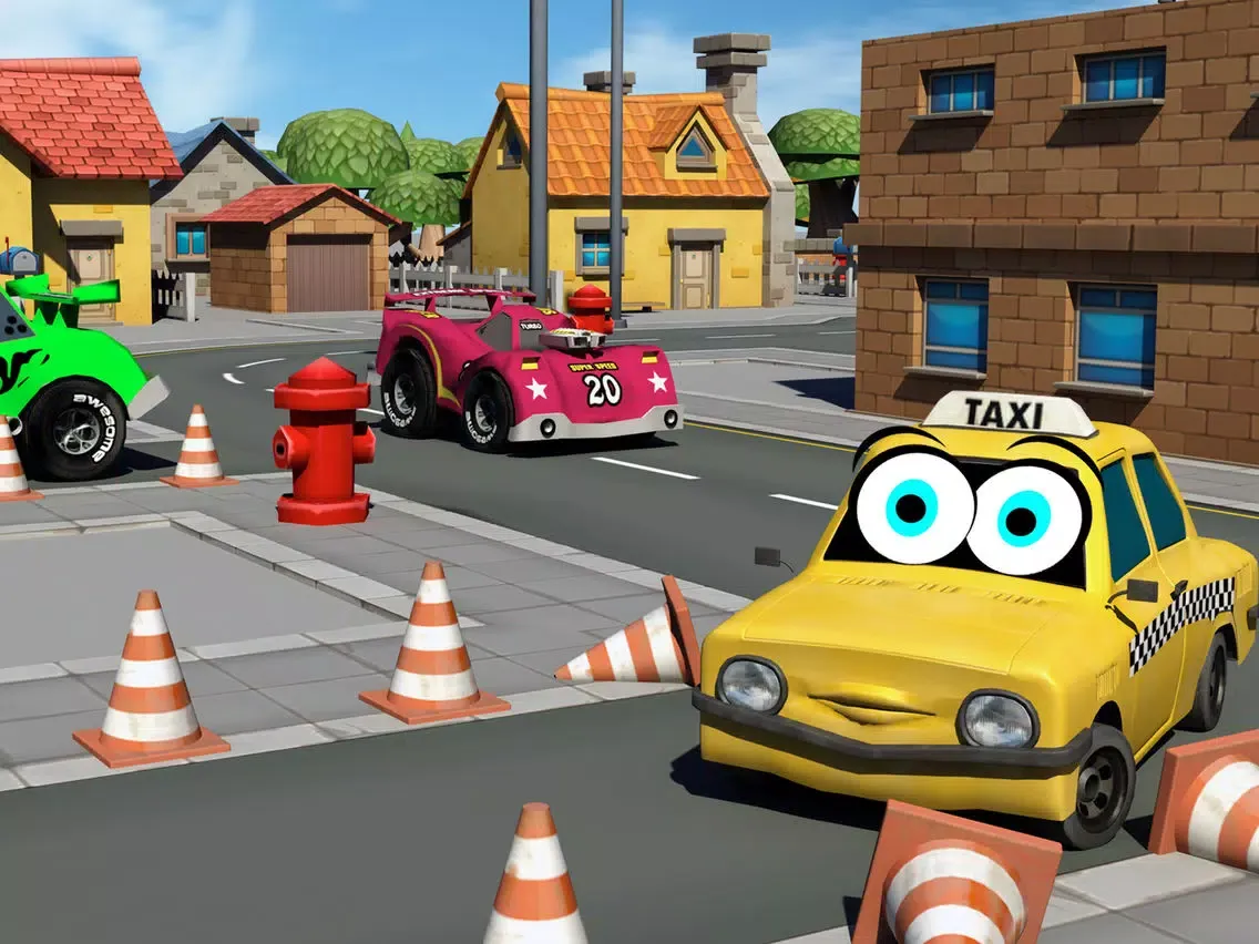 Fast and Modern Furious Car driving in nice city iPad  Ekran Görüntüleri