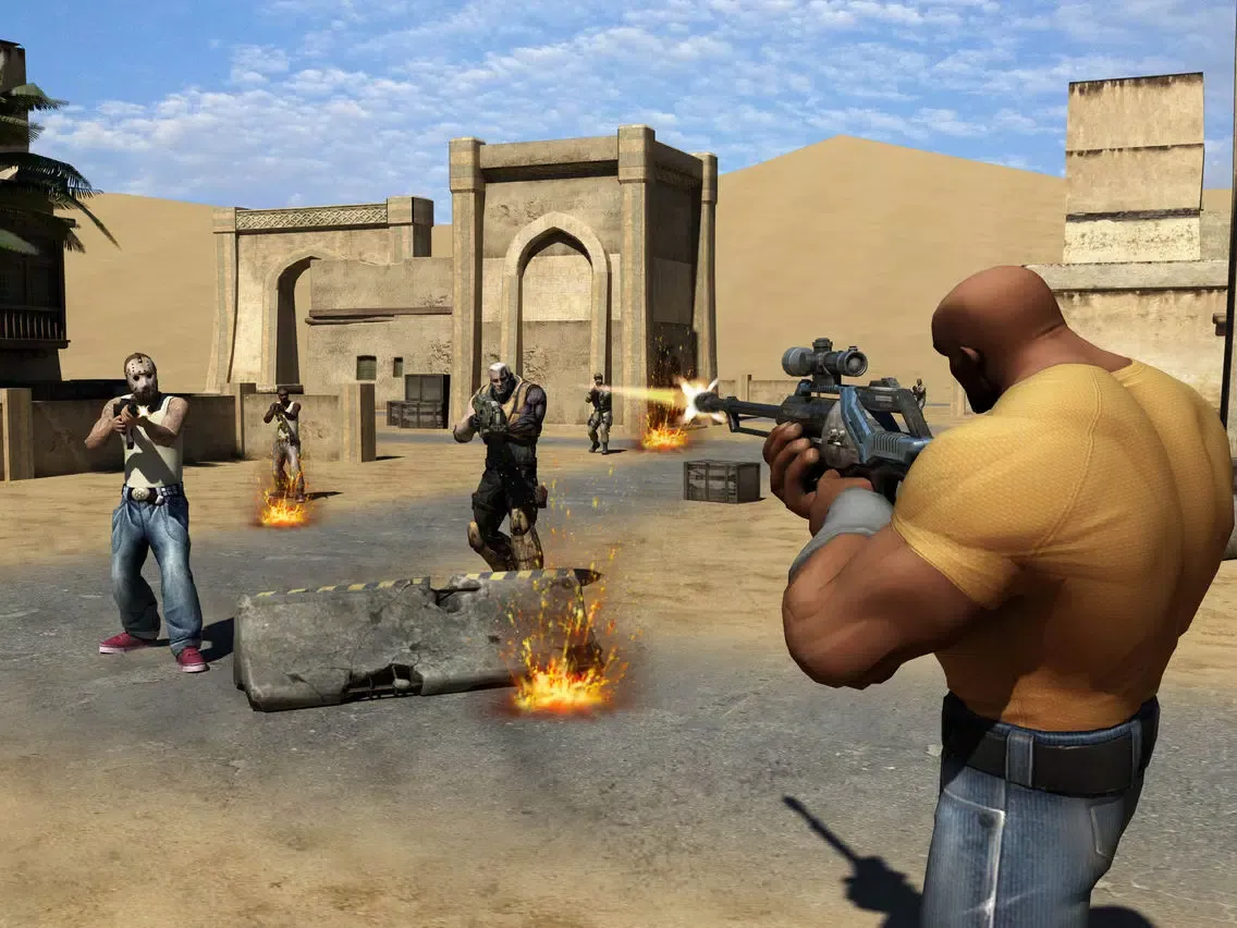 تصاویر Grand Desert City Auto Modern Crime Combat iPad 