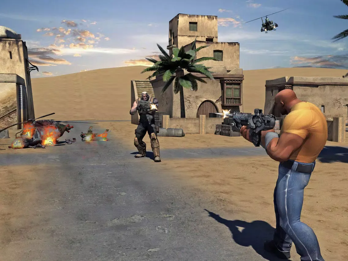 تصاویر Grand Desert City Auto Modern Crime Combat iPad 