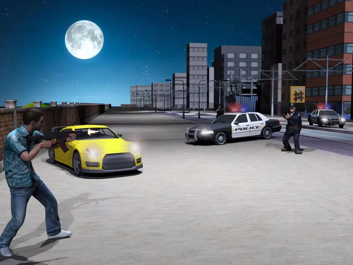 Ảnh chụp màn hình của Modern Mafia Gunner Strike HD iPad 