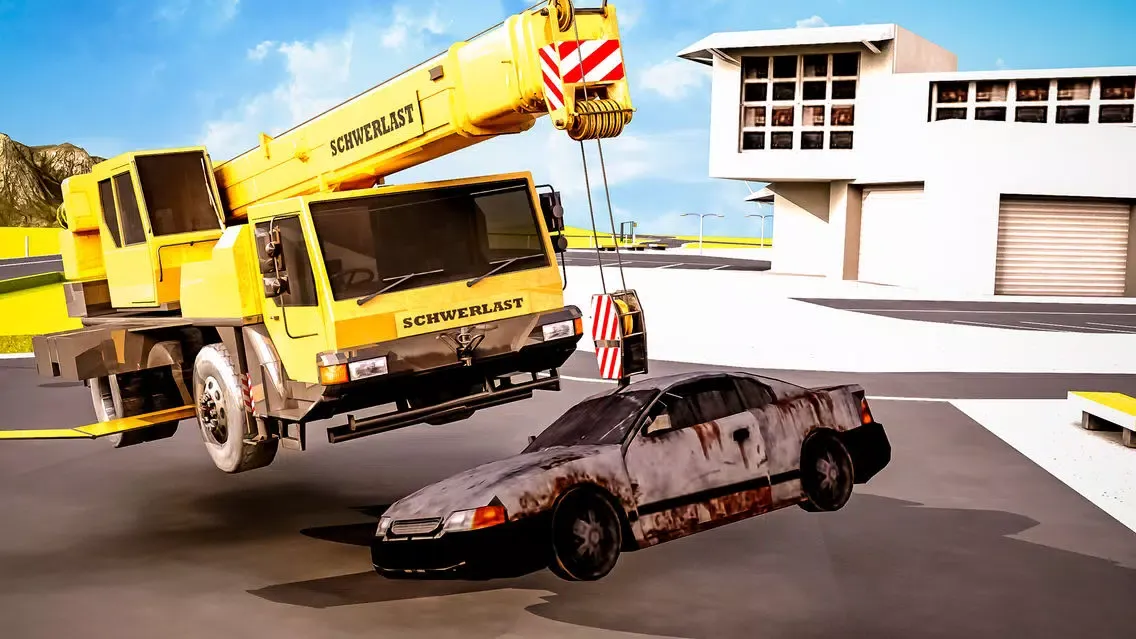 Capturas de pantalla de Scrap Yard Truck Driving n Parking