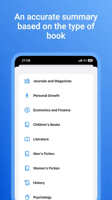 Book Summaries Ai Screenshots