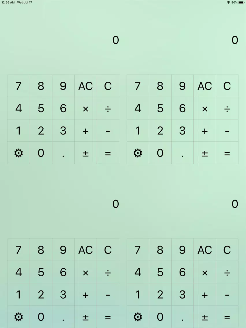 音乐计算器 iPad 应用截图