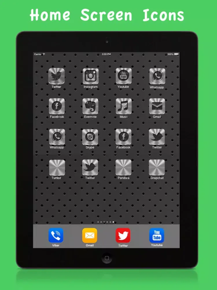 Capturas de tela do App Icon Skins Pro - Customize your app icon iPad 